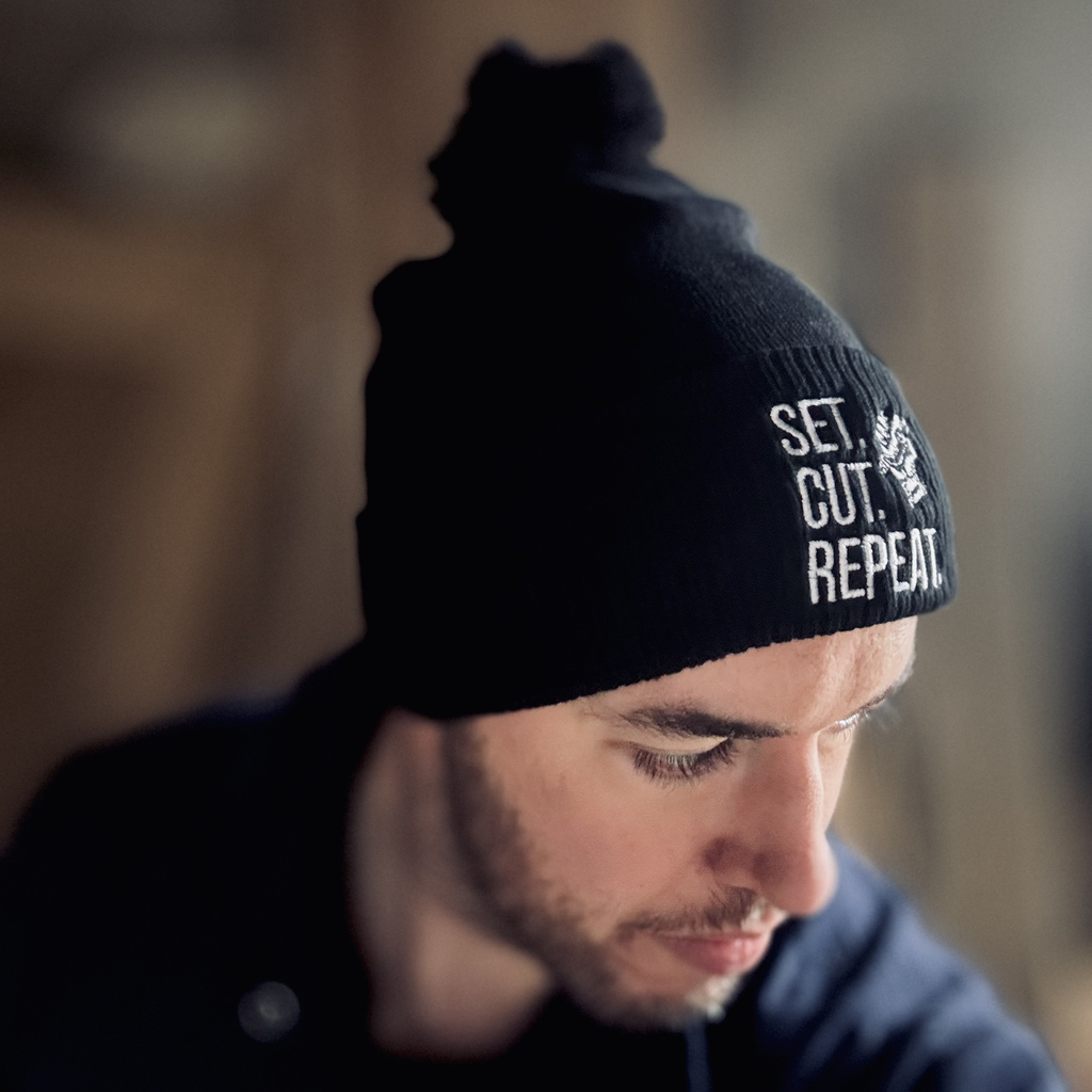 Set. Cut. Repeat. Beanie