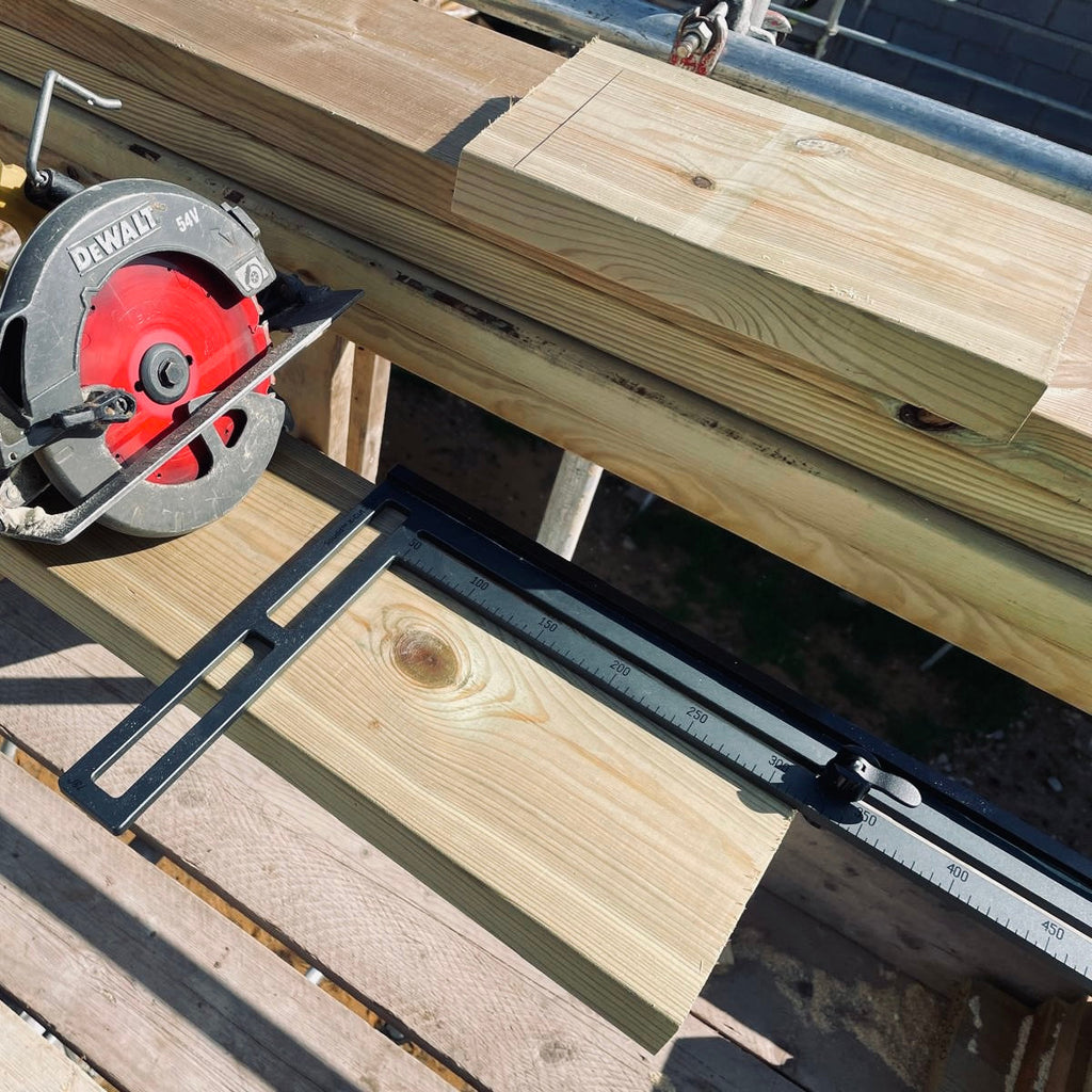circular power saw cutting jig timber